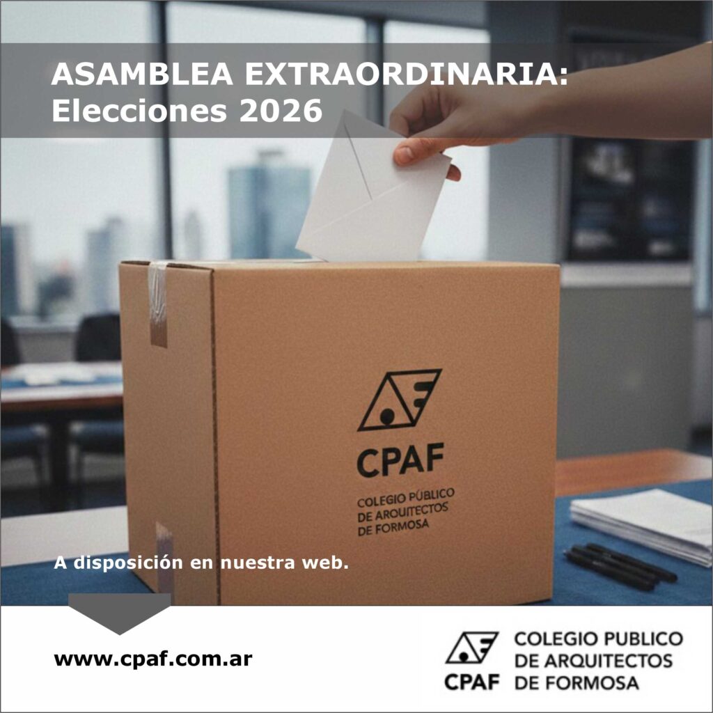 ASAMBLEA EXTRAORDINARIA: Elecciones 2026 votacion